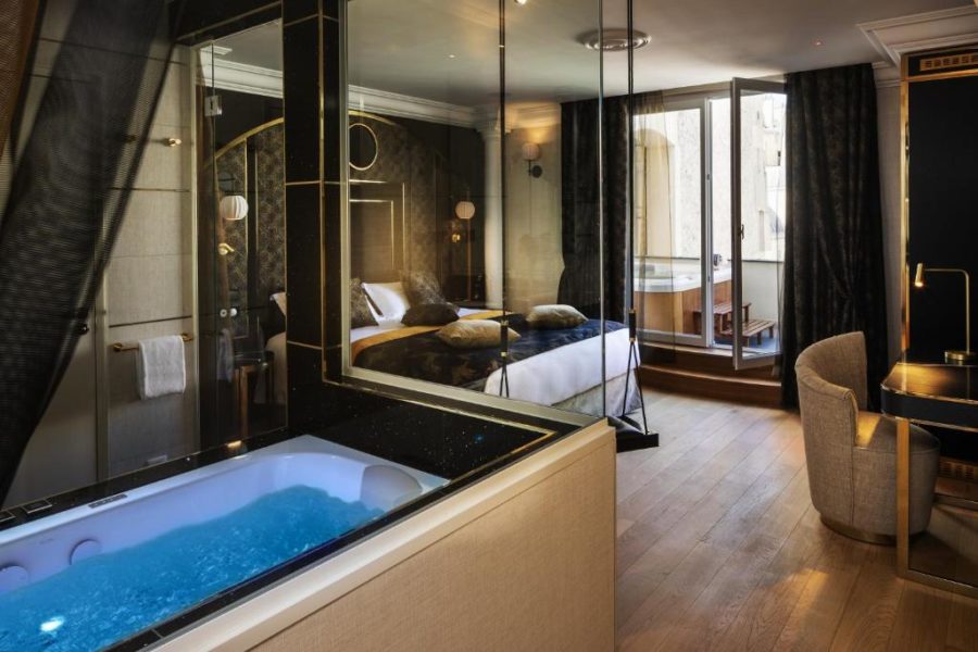 Chambre avec Jacuzzi Paris J'adore Hotel Spa