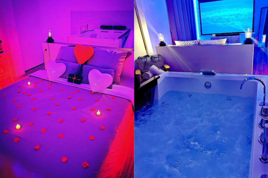 Chambre avec jacuzzi INSTANT COSY en Provence